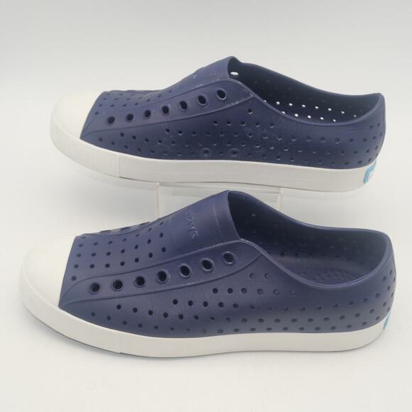 NEW Native Men's 6 Women's 8 Jefferson Water Slip On  Shoes Regatta Blue - Picture 2 of 9